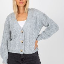 Sweter Kardigan Model TW-SW-BI-6030.02 Grey – Och Bella