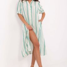 Sukienka Model TW-SK-BI-2451.84 White/Green – Och Bella