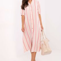 Sukienka Model TW-SK-BI-2451.84 White/Pink – Och Bella