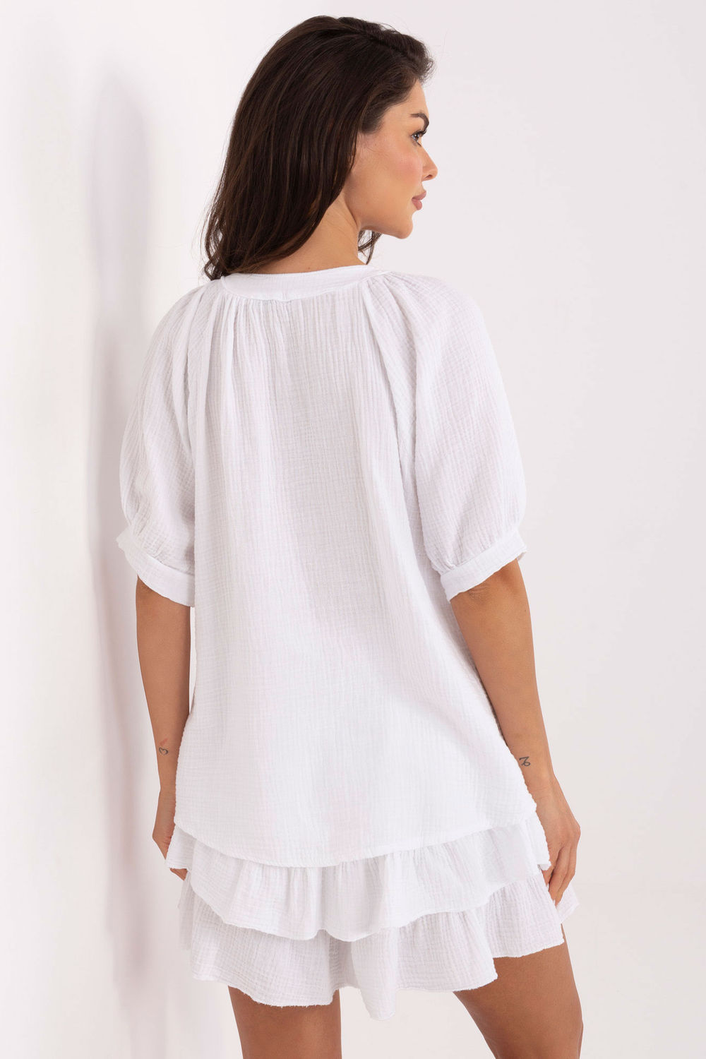 Spodnie Komplet Model TW-KMPL-BI-6-1937-1.72 White - Och Bella - obrazek 4