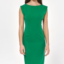 Sukienka Zielona sukienka o ołówkowym fasonie S220 Green – Nife