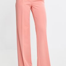 Spodnie wide leg z kantem SD112 Łosoś – Nife