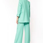 Seledynowa marynarka oversize Z43 Seledyn - Nife - obrazek 4