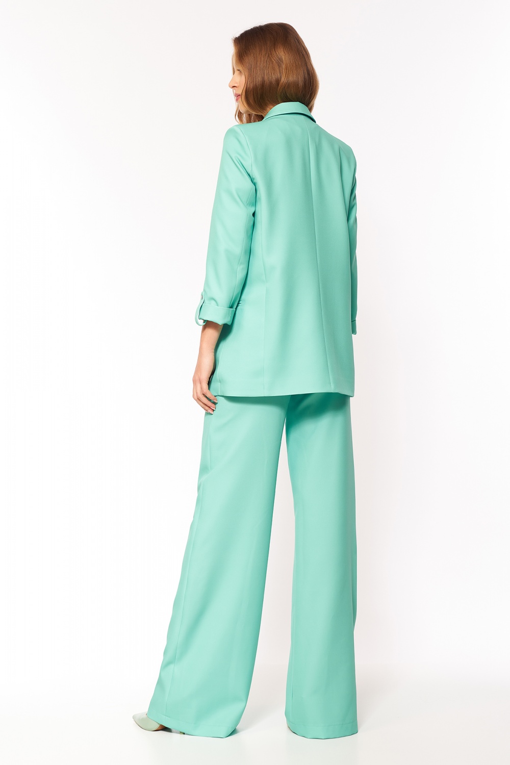 Seledynowa marynarka oversize Z43 Seledyn - Nife - obrazek 4