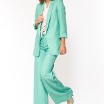 Seledynowa marynarka oversize Z43 Seledyn - Nife - obrazek 5