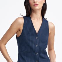 Kamizelka klasyczna prążek KA07 Navy – Nife