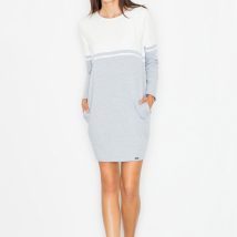 Sukienka Model M510 Ecru/Grey – Figl