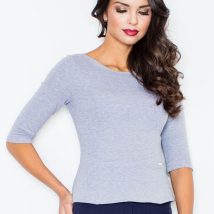 Bluzka Model 309 Grey – Figl
