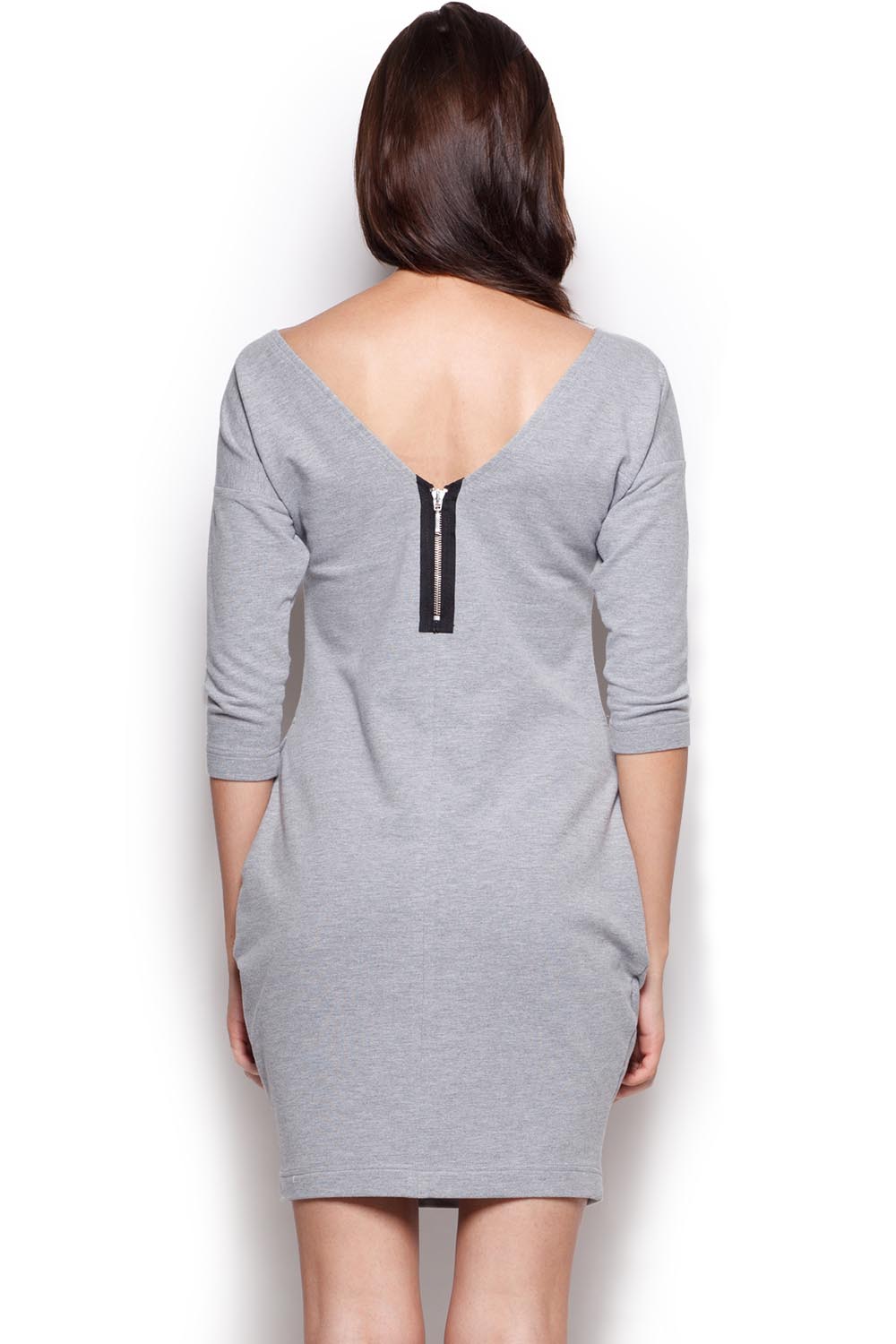 Sukienka Model 312 Grey - Figl - obrazek 4