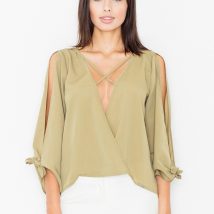Bluzka Model M485 Green – Figl