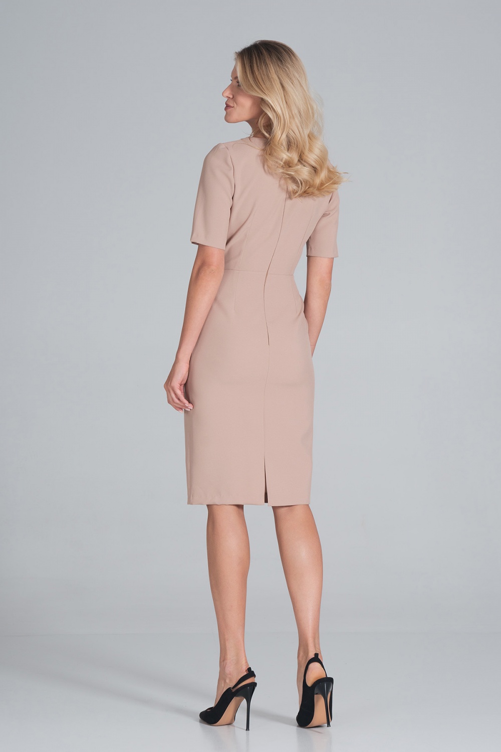 Sukienka Model M851 Beige - Figl - obrazek 4