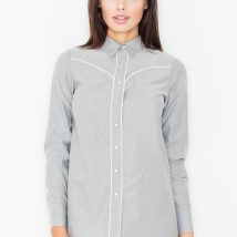 Koszula Damska Model M492 Grey – Figl