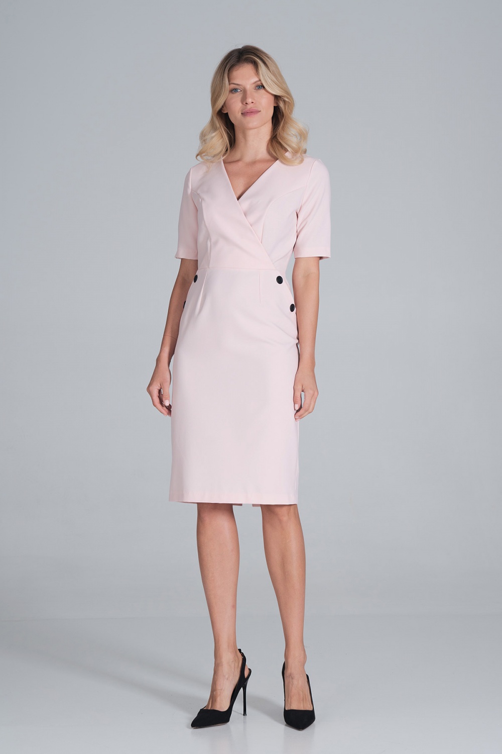 Sukienka Model M851 Pink - Figl - obrazek 3