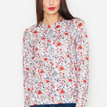 Bluza Damska Model M541 Wzór 57 White – Figl