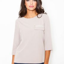 Bluzka Model M393 Beige – Figl