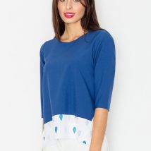 Bluzka Model M525 Navy – Figl
