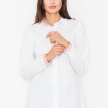 Koszula Damska Model M491 White/Red – Figl