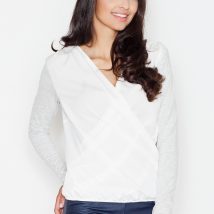 Bluzka Model 375 Light Grey – Figl