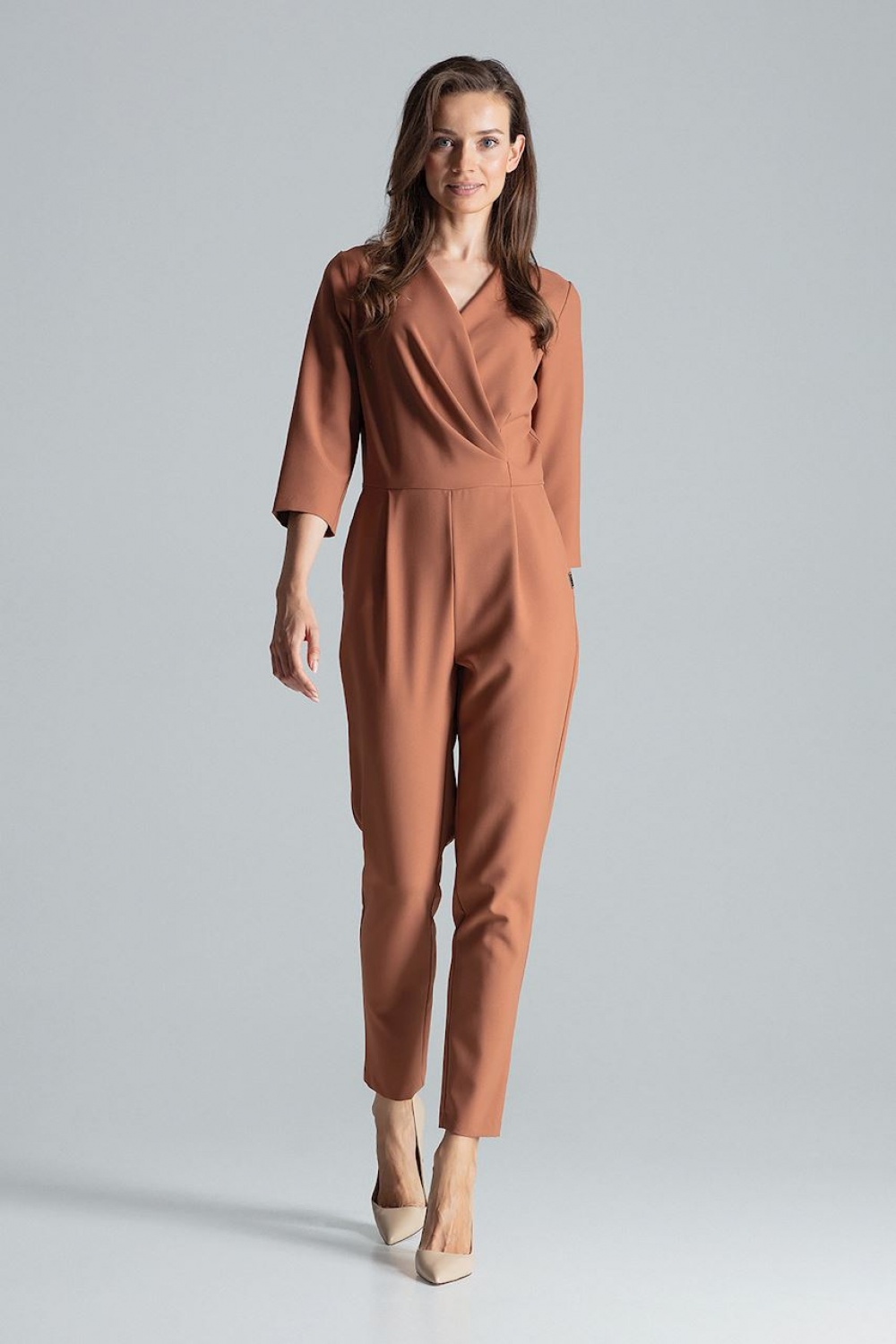 Kombinezon Damski Model M672 Brown - Figl - obrazek 5