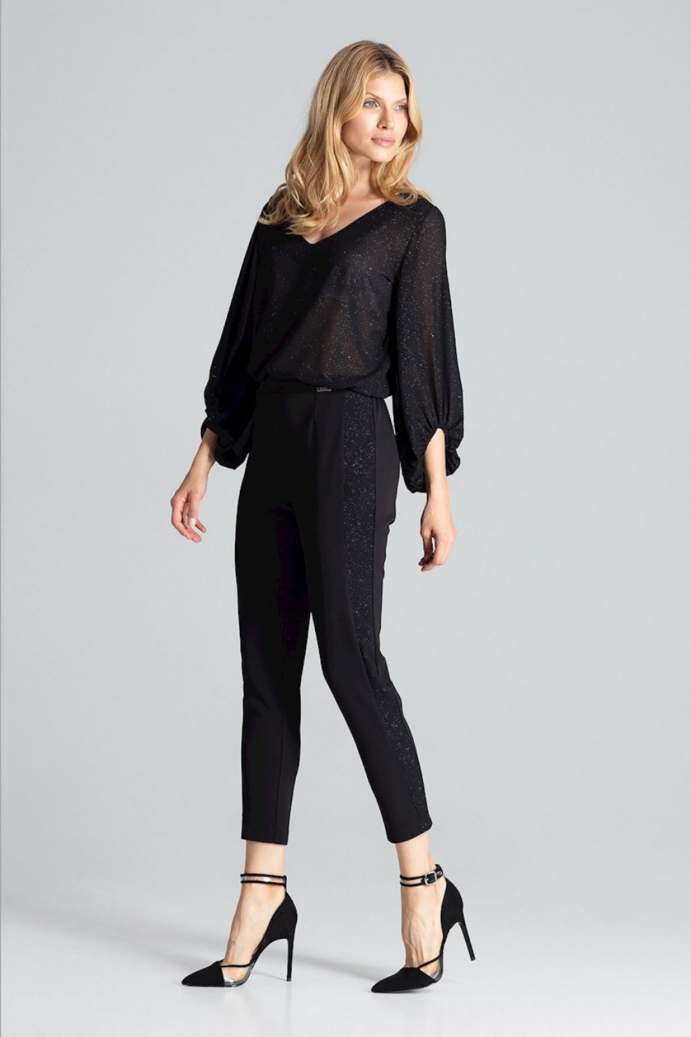 Spodnie Damskie Model M689 Black - Figl - obrazek 3