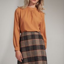 Bluzka Model M730 Brown – Figl