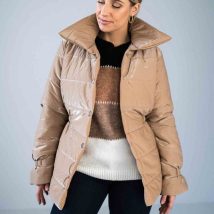 Kurtka Damska Model M933 Beige – Figl