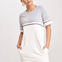 Sukienka Model M1028 Ecru/Grey – Figl