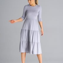 Sukienka Model M943 Light Grey – Figl