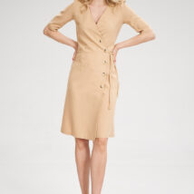 Sukienka Model M703 Beige – Figl Hurtownia odzieży on-line, moda damska, bielizna i obuwie dla kobiet – Matterhorn.pl