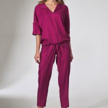 Spodnie Damskie Model M743 Fuksja – Figl