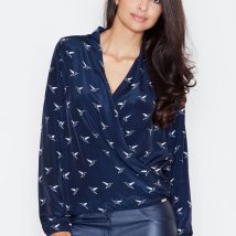 Bluzka Model 371 Navy – Figl
