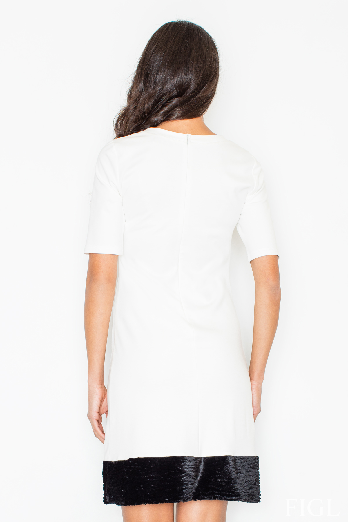 Sukienka M429 Ecru - Figl - obrazek 4