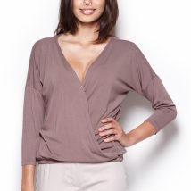 Bluzka Model 278 Brown – Figl