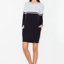 Sukienka Model M510 Wzór 25 Black Napisy – Figl