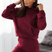 Spodnie Komplet Model Bibi D8 Bordo – IVON