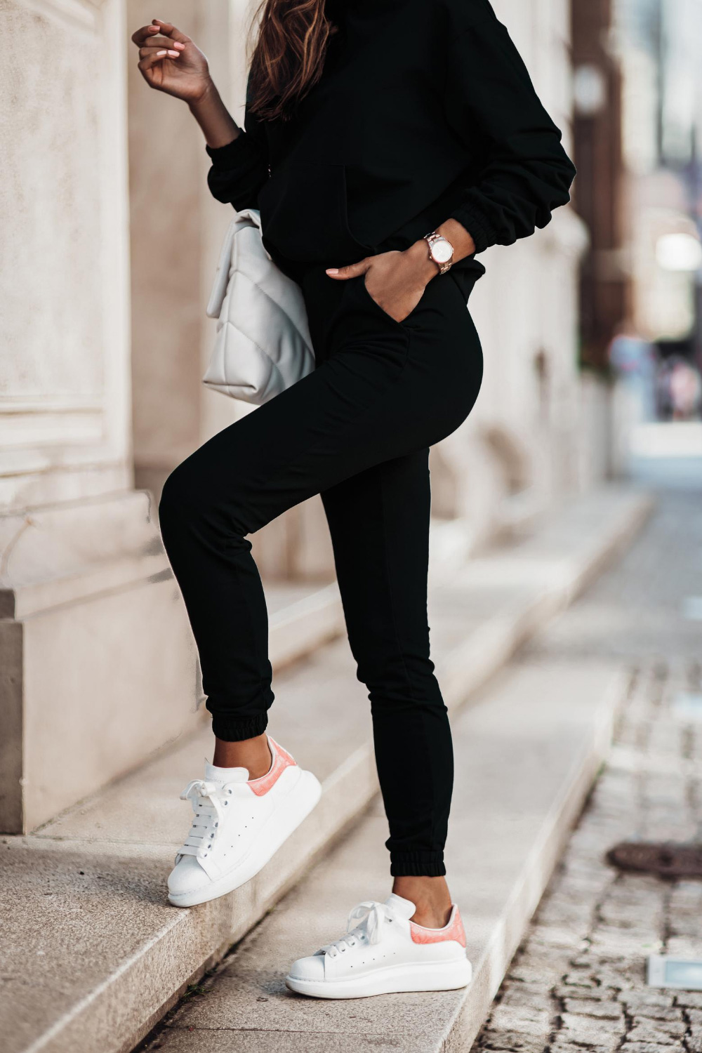 Spodnie Komplet Model Bibi D8 Black - IVON - obrazek 3