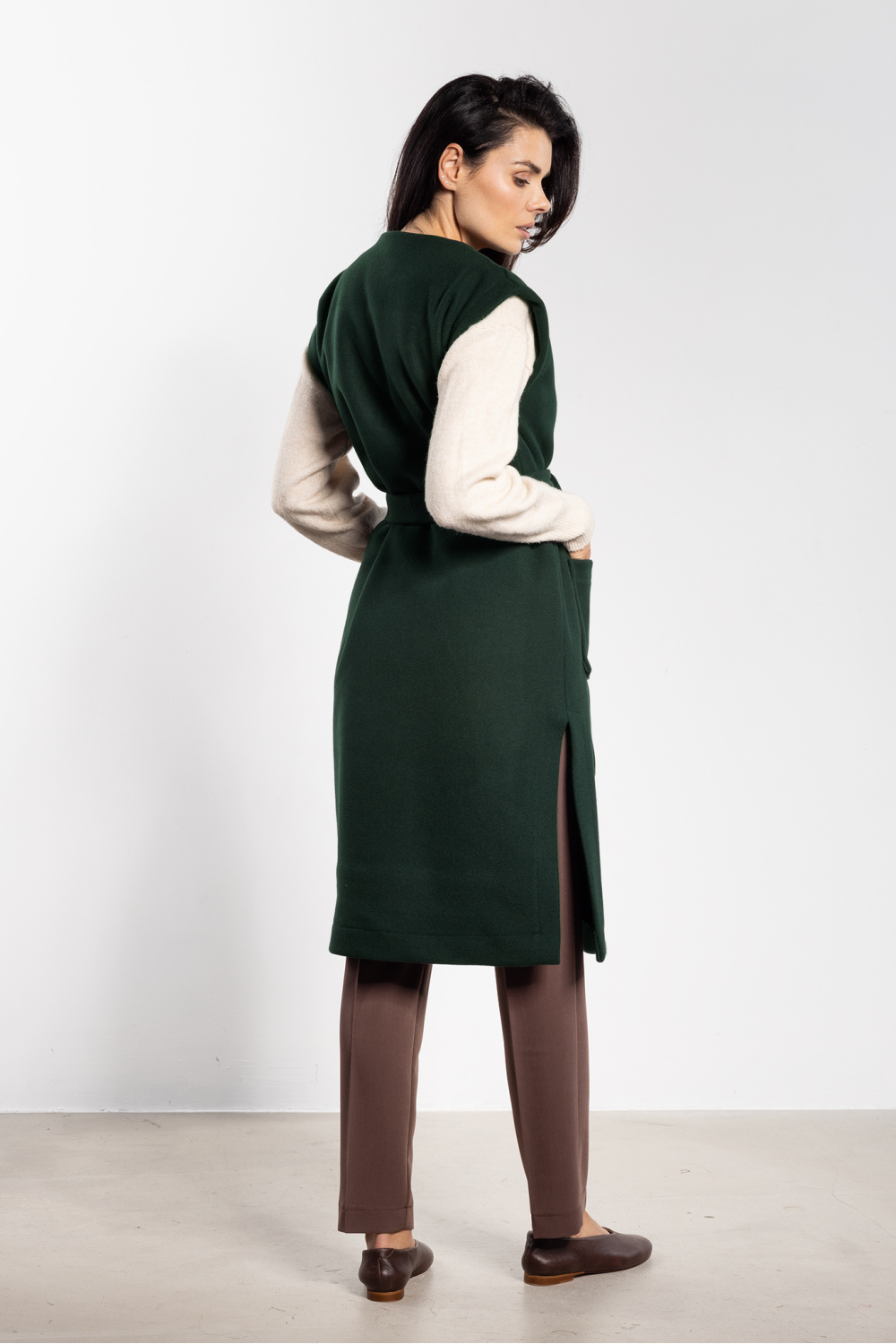 Kamizelka Model A753 Bottle Green - awama - obrazek 4