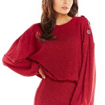 Sweter Damski Model A318 Bordo – awama