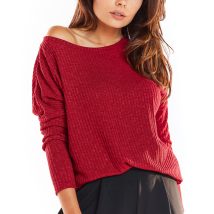 Sweter Damski Model A333 Bordo – awama