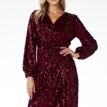 Sukienka Model A699 Claret – awama
