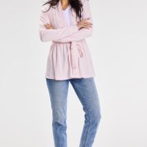 Sweter Kardigan Model A655 Powder Pink – awama