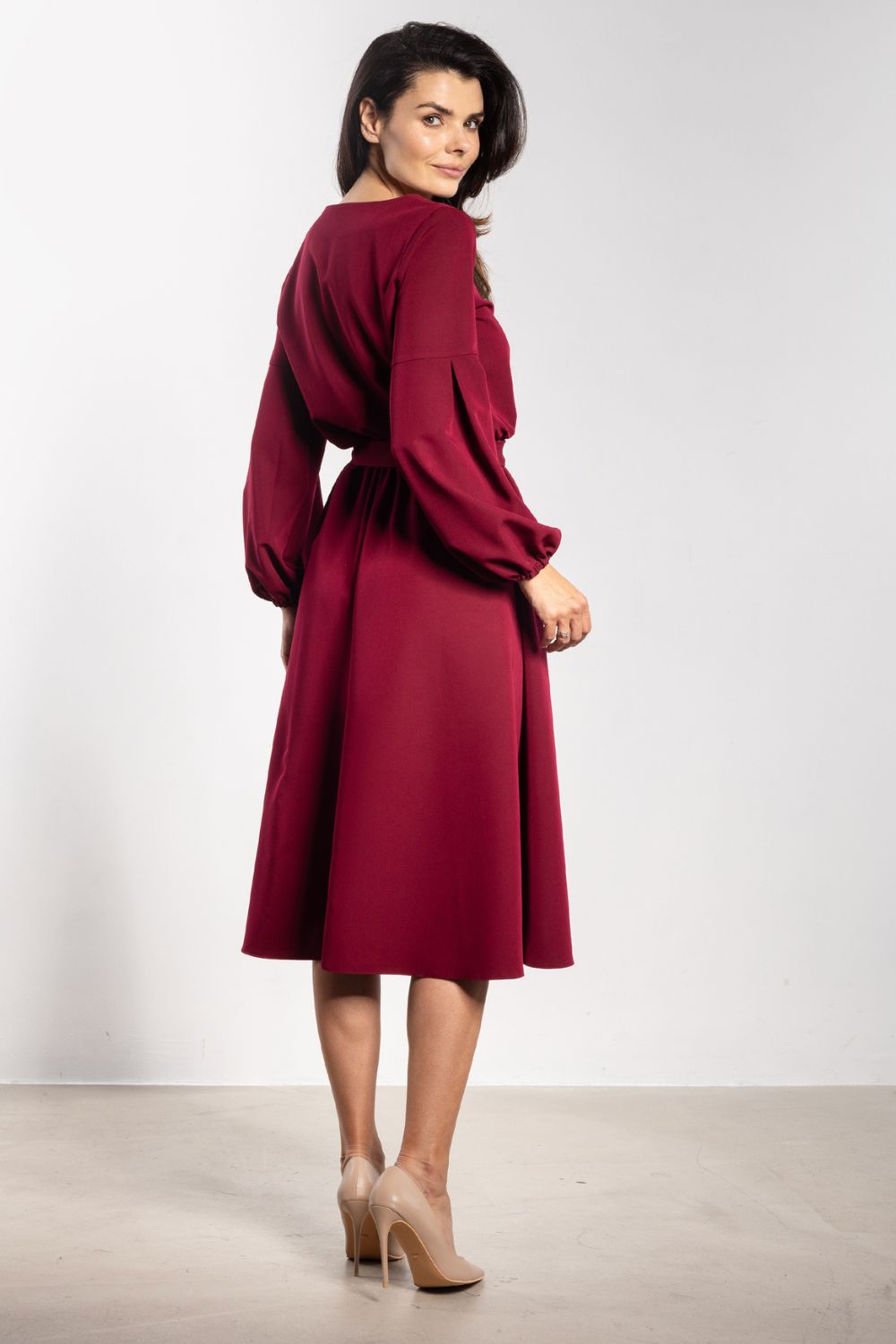 Sukienka Model A742 Claret - awama - obrazek 4