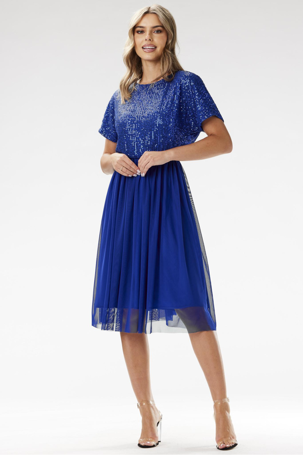 Sukienka Model A689 Blue - awama - obrazek 3