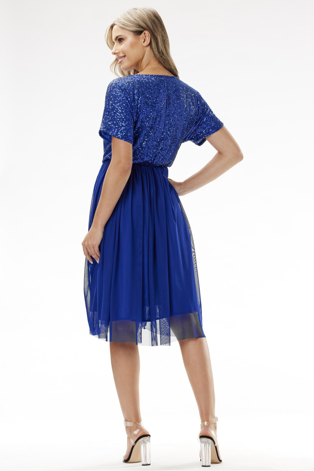 Sukienka Model A689 Blue - awama - obrazek 4