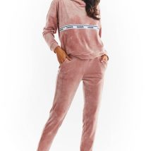 Spodnie Damskie Model A372 Pink Welur – awama