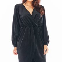 Sukienka Model A406 Welur Black – awama