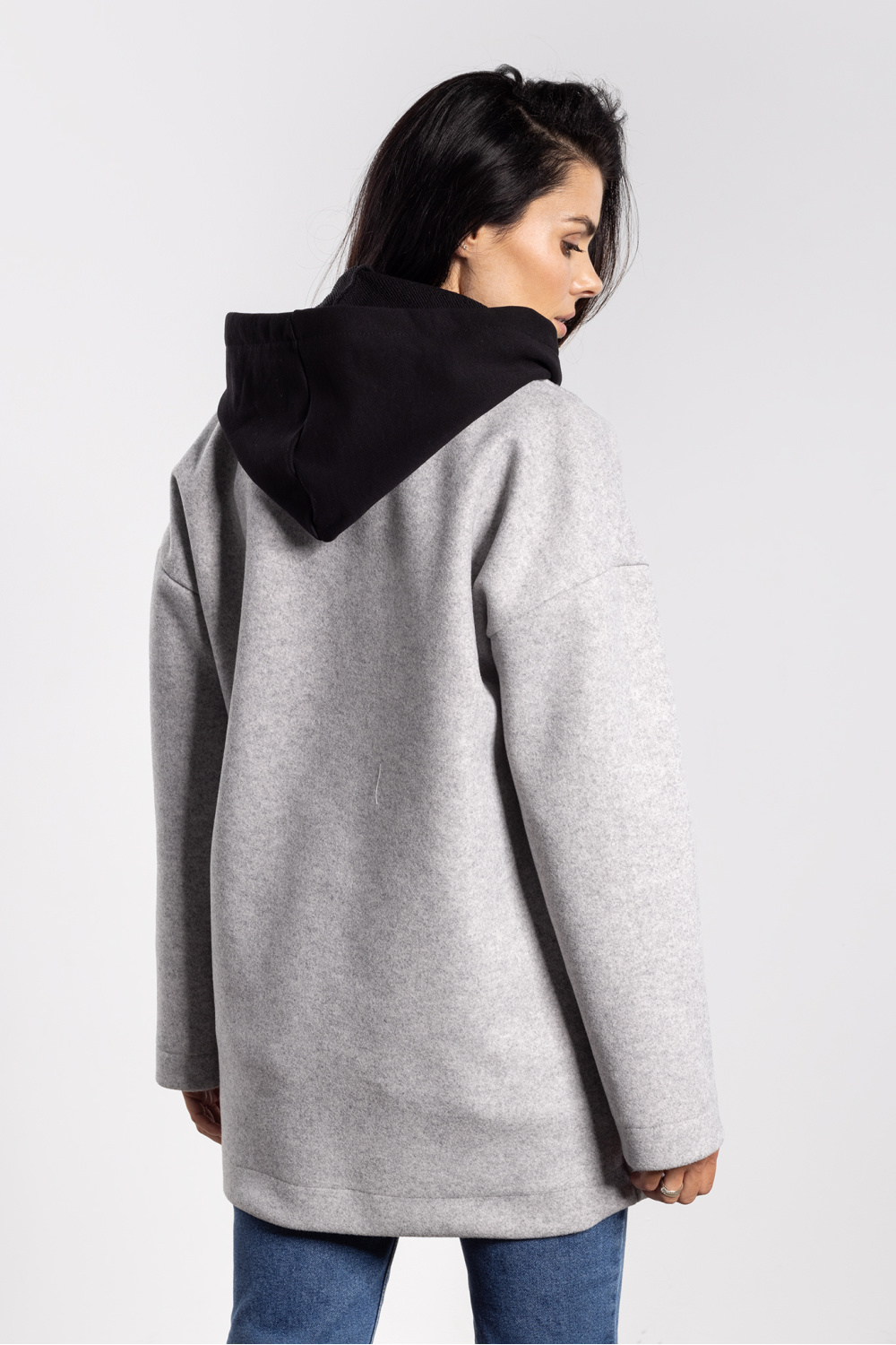 Kurtka Damska Model A751 Grey - awama - obrazek 4