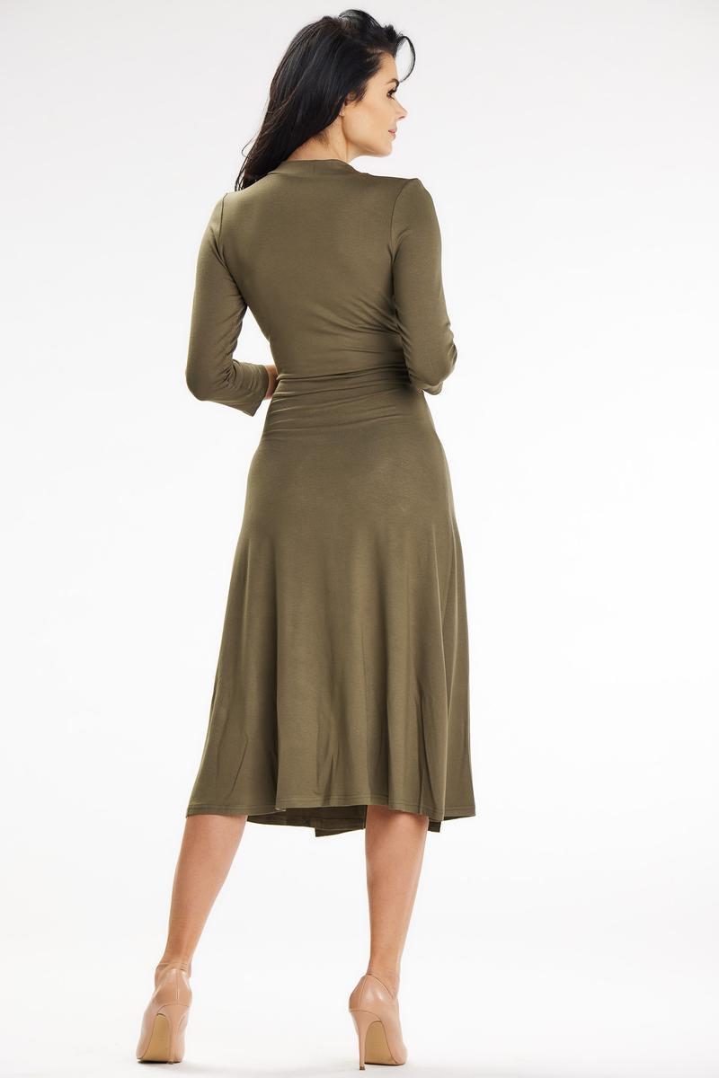 Sukienka Model A653 Khaki - awama - obrazek 4