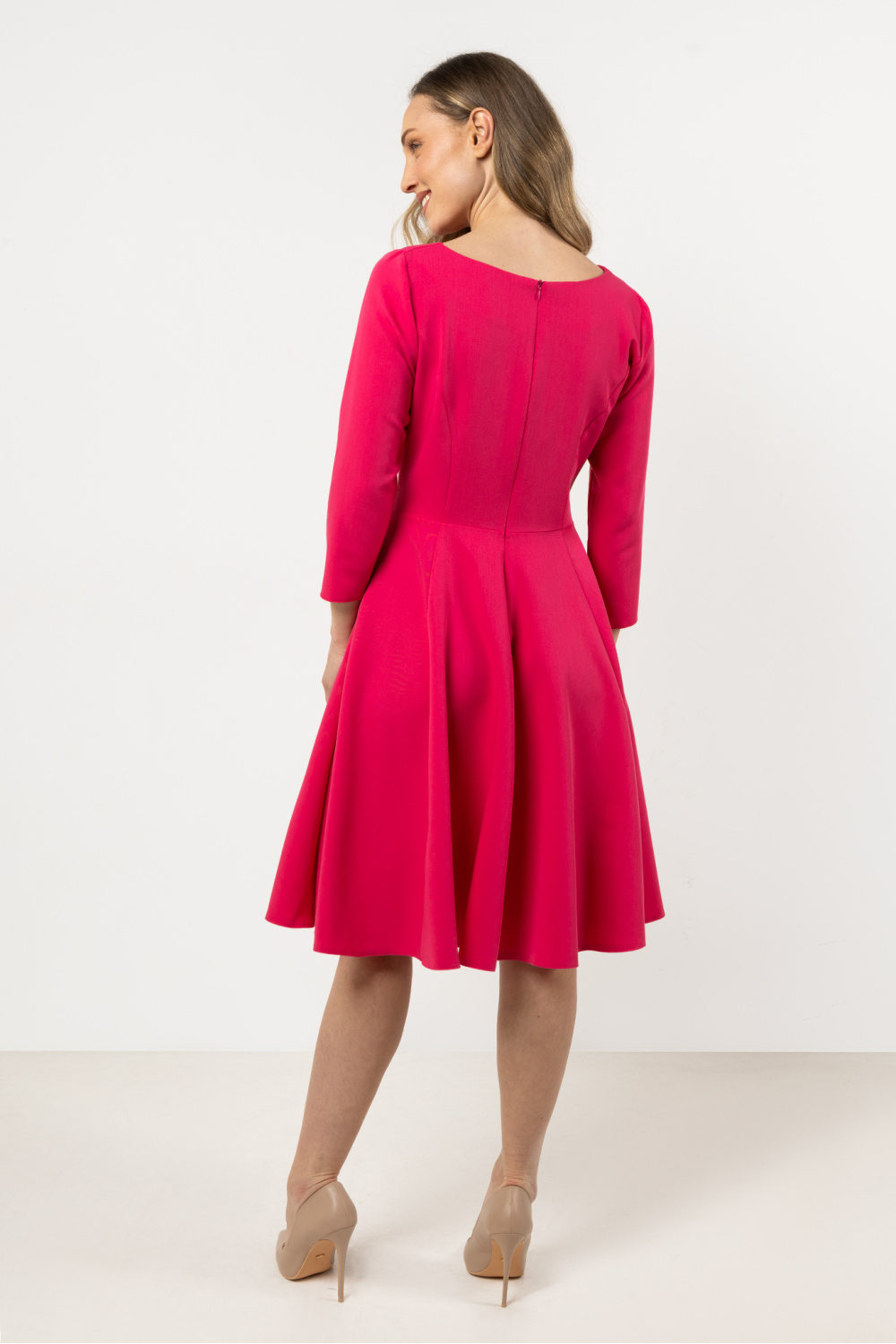 Sukienka Model A707 Pink - awama - obrazek 4