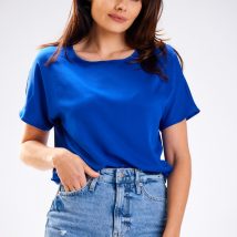 Bluzka Model A588 blue – awama